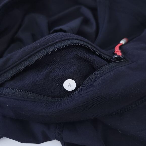 Lululemon Speed Up Reflective Polkadot Shorts Sz 4 Black Running Gym Shorts - Picture 5 of 6